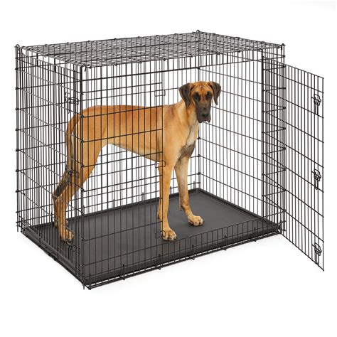 Big Cages For Dogs. XXL Dog Cage, 48 inch, Black, Leak Proof, Metal Wire Crate, Pet …. 